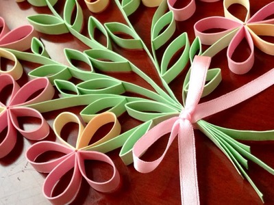 Make a Beautiful Paper Strips Bouquet - DIY Crafts - Guidecentral