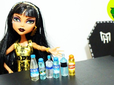 Make Doll Water Bottles- Doll Crafts