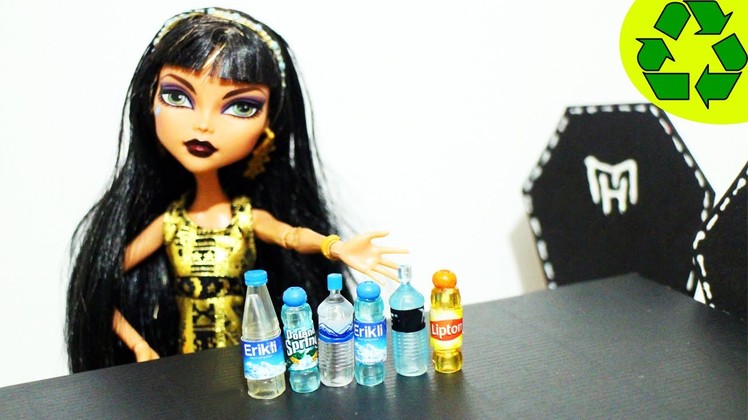 Make Doll Water Bottles- Doll Crafts