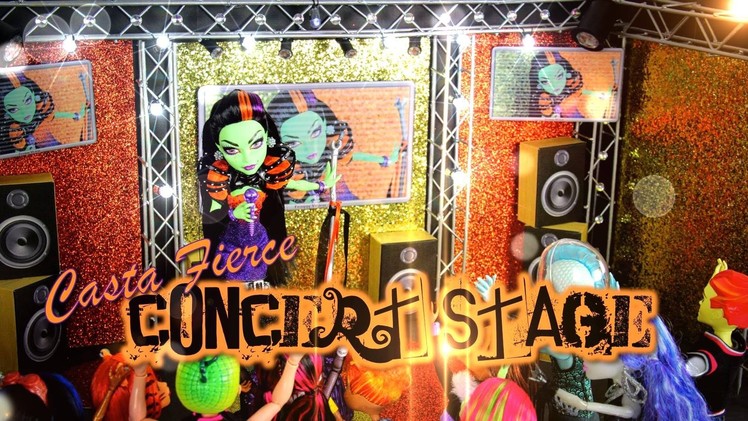 Monster High Special: Casta Fierce Concert Stage - Doll Crafts