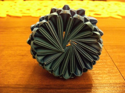 ORIGAMI 3D - toothpick holder - how to make instructions