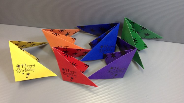 Origami Poppers - Make Your Own Birthday Party Supplies