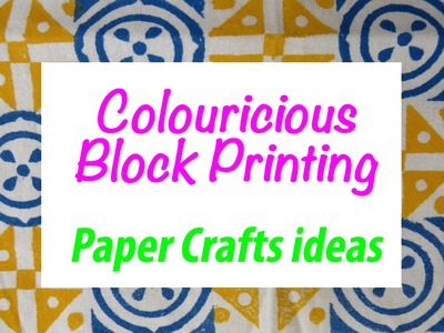 Scrapbooking & Paper Crafts Block Printing Ideas
