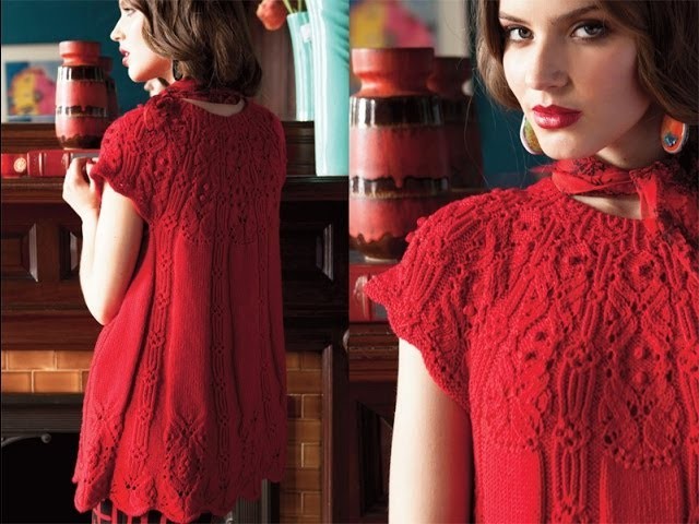 #10 Round Yoke Tunic, Vogue Knitting Winter 2012.13