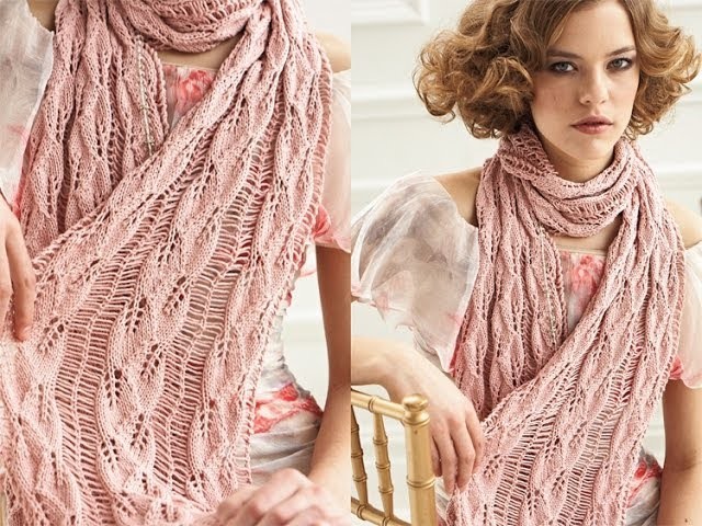 #14 Drop Stitch Scarf, Vogue Knitting Spring.Summer 2012