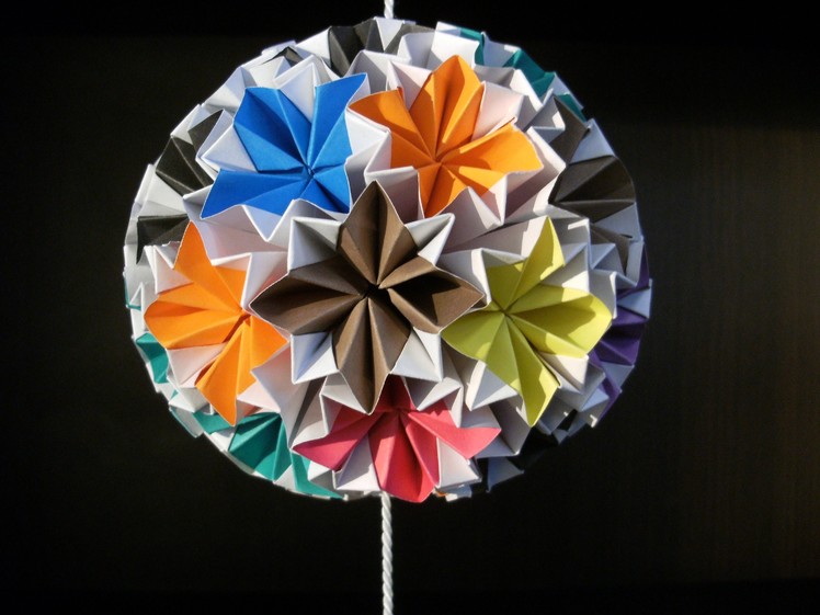 3D origami - kusudama - venus - how to make