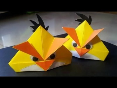 Angry birds paper folding origami