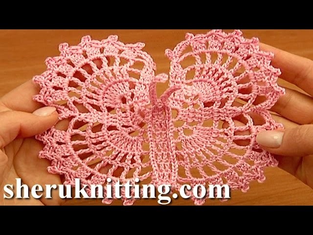 Crochet Large Butterfly Step-by-Step Tutorial 13 Free Crochet Butterfly Pattern