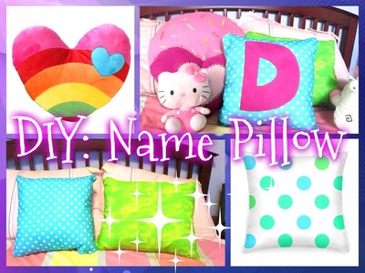 DIY: Cute Name Pillow