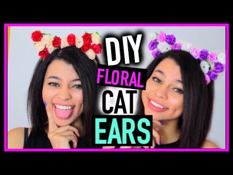 DIY: Floral Cat Ears ♡ SIMPLYNESSA15 ♡