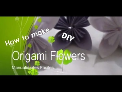 DIY: How to make an origami flower.