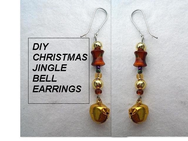 DIY - JINGLE BELL EARRINGS - Jewelry Making - quick and easy