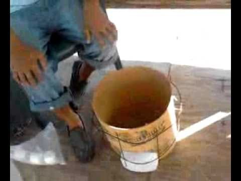 DIY: making our cement rocket stove, part 1