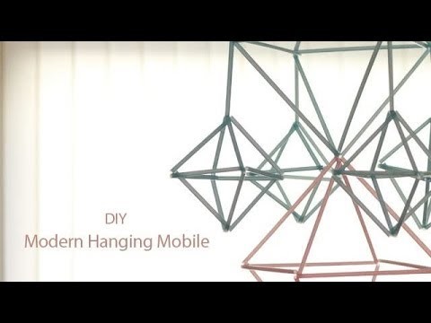 DIY: Modern Himmeli Mobile | Ventuno Art All the Way