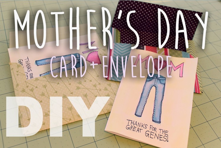 ♡ DIY Mother's Day Card + Envelope! ♡