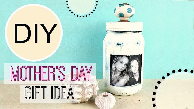 DIY Mother's Day Gift Idea - Cute Photo Jar | Michele Baratta