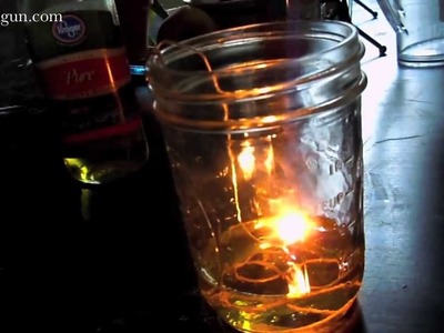 DIY Olive Oil Lamp