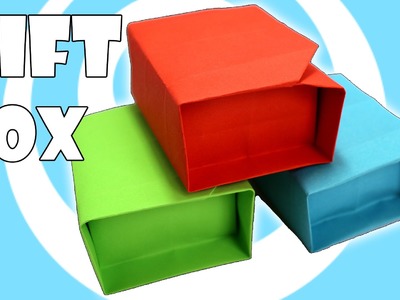 DIY: Paper Origami Gift Box with Lid Instructions