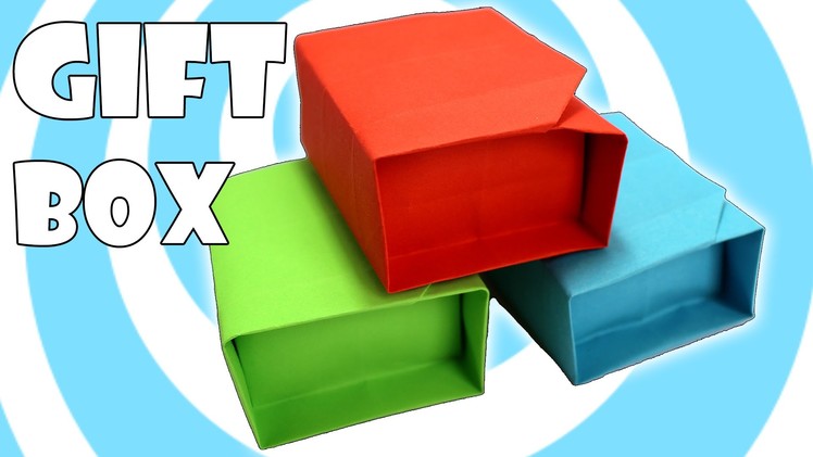 DIY: Paper Origami Gift Box with Lid Instructions