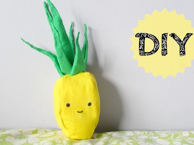 DIY: Pineapple Pillow (No sew)