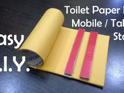 DIY - Toilet Paper Roll Mobile & Tablet Stand