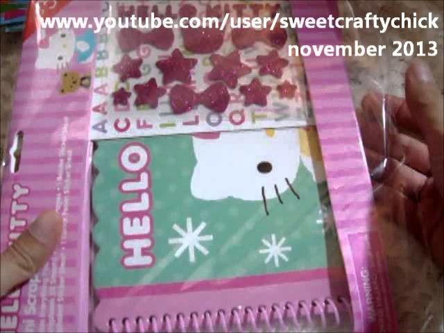 Hello Kitty Scrapbook Kits at Target Dollar Spot and Other Goodies - November 2013