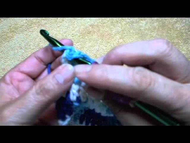 How to  #crochet dishcloth part three