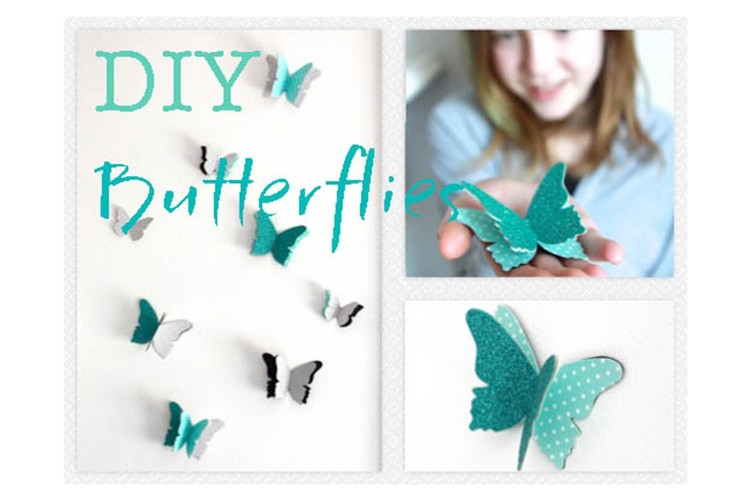 How to DIY Butterfly Wall Decals | Decorations That Impress