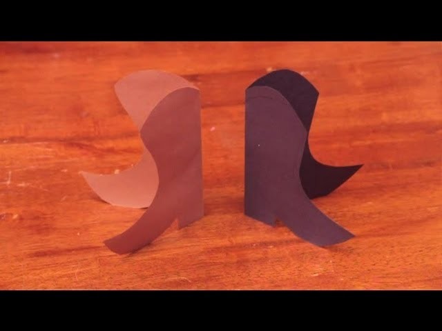How to Make a Cowboy Boot From Paper for a Birthday Party : Arts & Crafts