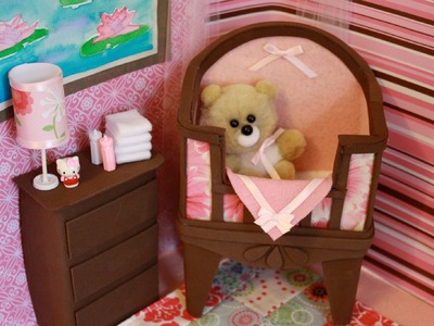 How to Make a Doll Baby Crib with Bonus Easter Project - Doll Crafts