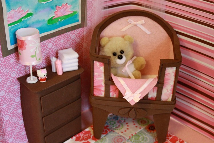 How to Make a Doll Baby Crib with Bonus Easter Project - Doll Crafts