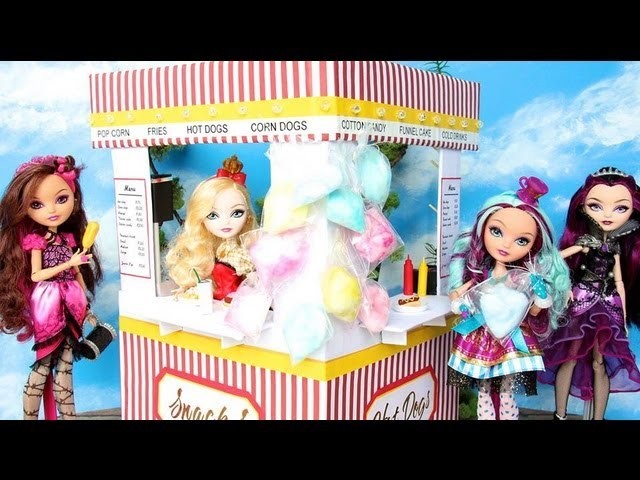 How to Make a Doll Concession Stand - Doll Crafts