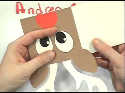 How To Make A Rudolph Gift Card Holder ( Andrea Currie Crafts )