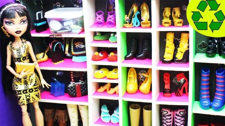 How to make a walk in shoe closet- Doll Crafts