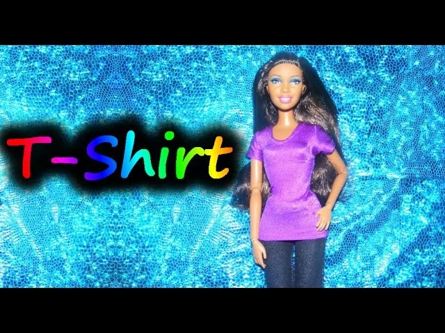 How to make doll clothes - T-shirt