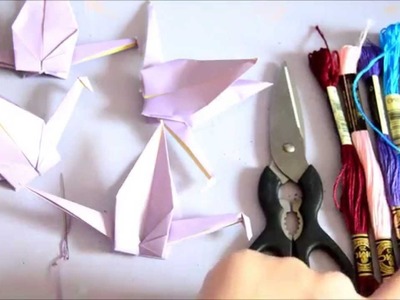 How To Make Paper Crane Chains