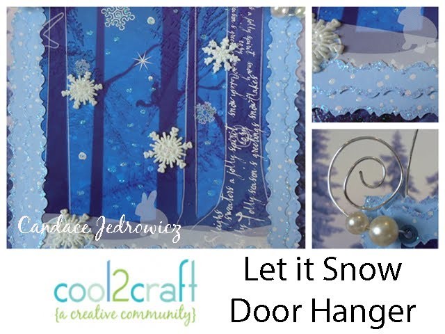 How to Upcycle a Tissue Box into a Holiday Door Hanger by Candace Jedrowicz
