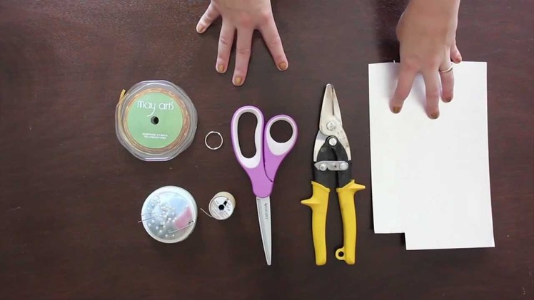 How-to: Velvet Ribbon Tassel | HandsOccupied.com