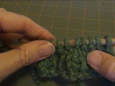 Knitting Basics: K2 P2 Rib Stitch, English Method