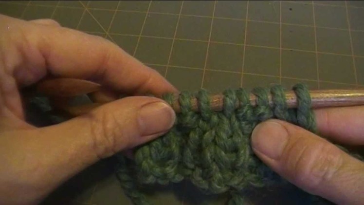 Knitting Basics: K2 P2 Rib Stitch, English Method