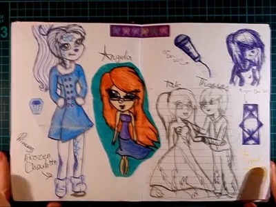 My Old Sketchbooks - High School Drawing Scrapbook (2008-2012) Age 11-15