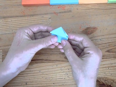 Origami frog(sticky note)