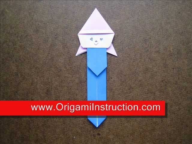 Origami Instructions Origami Clown Bookmark