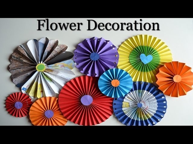 Paper Rosettes - Beautiful flowers for decoration - DIY Tutorials - Giulia's Art