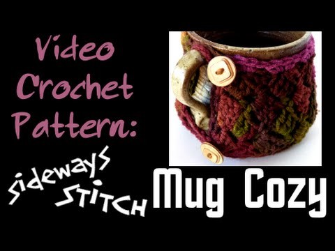 Sideways Stitch Mug Cozy Hook Candy Crochet Patterns