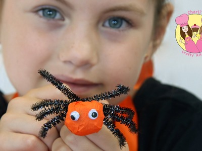 Spooky kids Holiday craft SPIDER & EYEBALL lollipop halloween