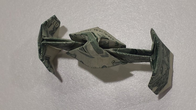 Star Wars TIE Fighter - How to fold a Dollar Origami TIE Fighter