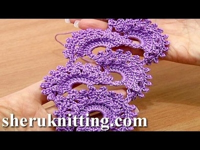 Tape Lace Crochet Tutorial 3 Part 1 of 2 Beginning the Tape Crochet Round Motif
