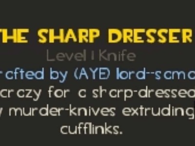 TF2 :: Crafting the "Sharp Dresser" :: New Spy's blade