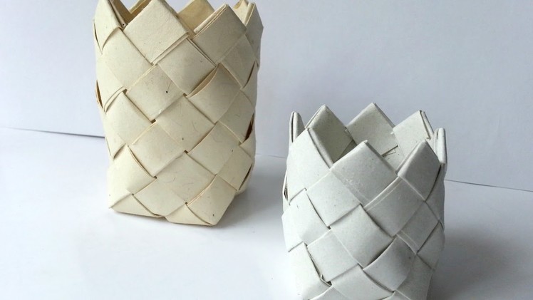 Weave a Fun Paper Basket - DIY Crafts - Guidecentral